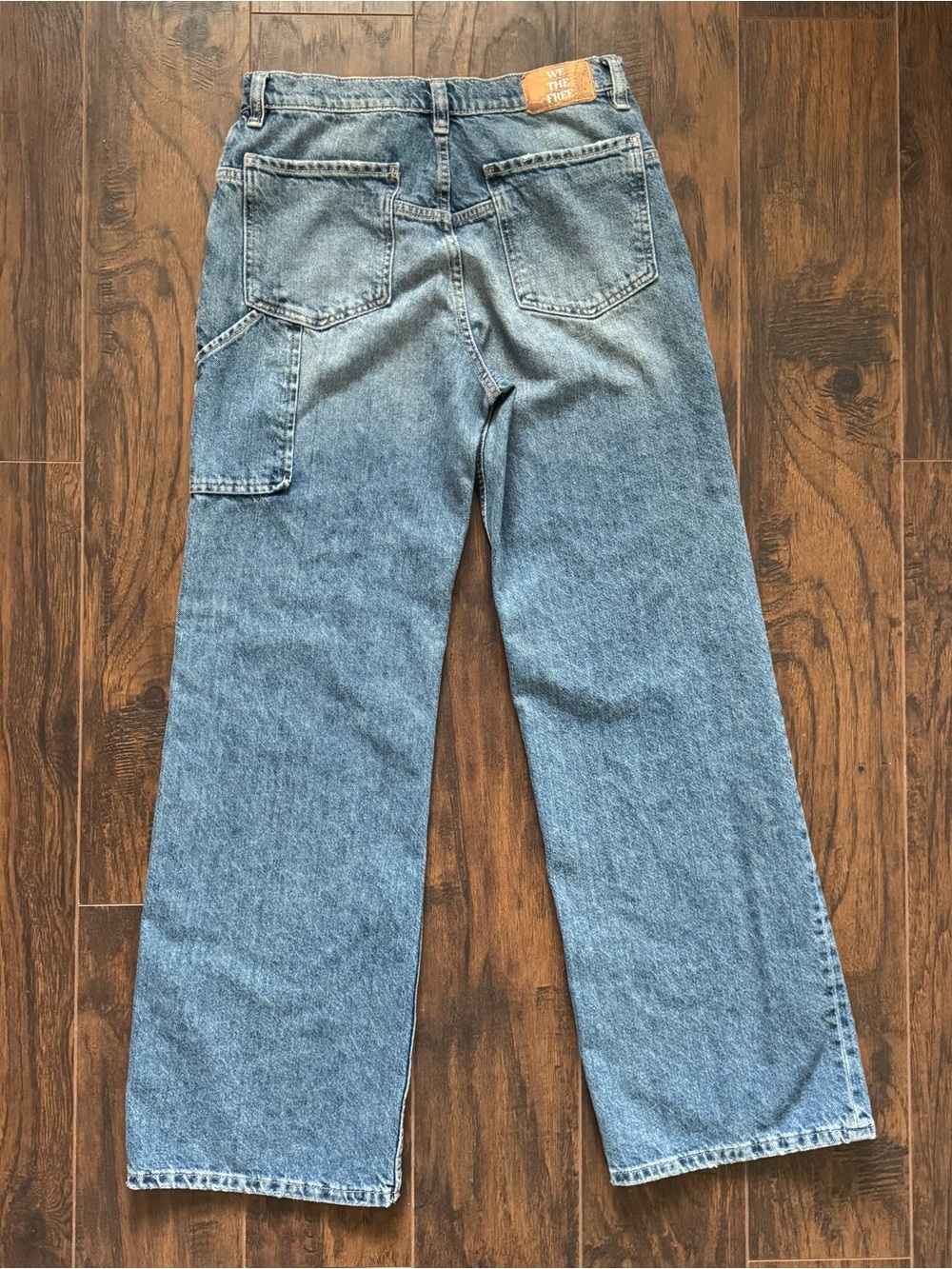 We the Free People Tinsley Baggy Mid-rise Straight Blue Jean 28